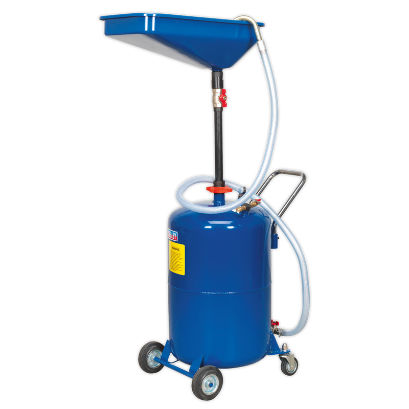 Sealey  AK451DX Waste Oil Drainer 65L Air Discharge