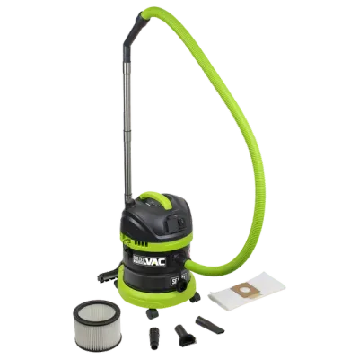 Sealey BuilderVac® 15L M Class Vacuum Cleaner Wet & Dry with Stainless Steel Drum 1400W/ Options  PC150BV - 230v / PC150BV110V - 110v