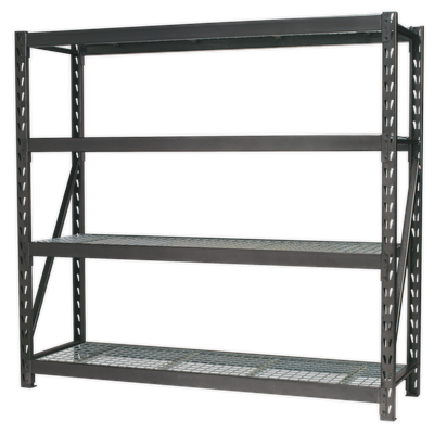 Sealey Heavy-Duty Racking Unit with 4 Mesh Shelves 640kg Capacity Per Level 1956mm ( AP6572 )