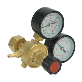 Sealey REG/MT Industrial MIG Gas Regulator 2-Gauge