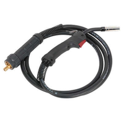 Sealey MB15  MIG Torch   with Euro Connection ( 3Metre / MIG/N315 , 4 Metre / MIG/N415 Length Options) - Optional Torch Spares