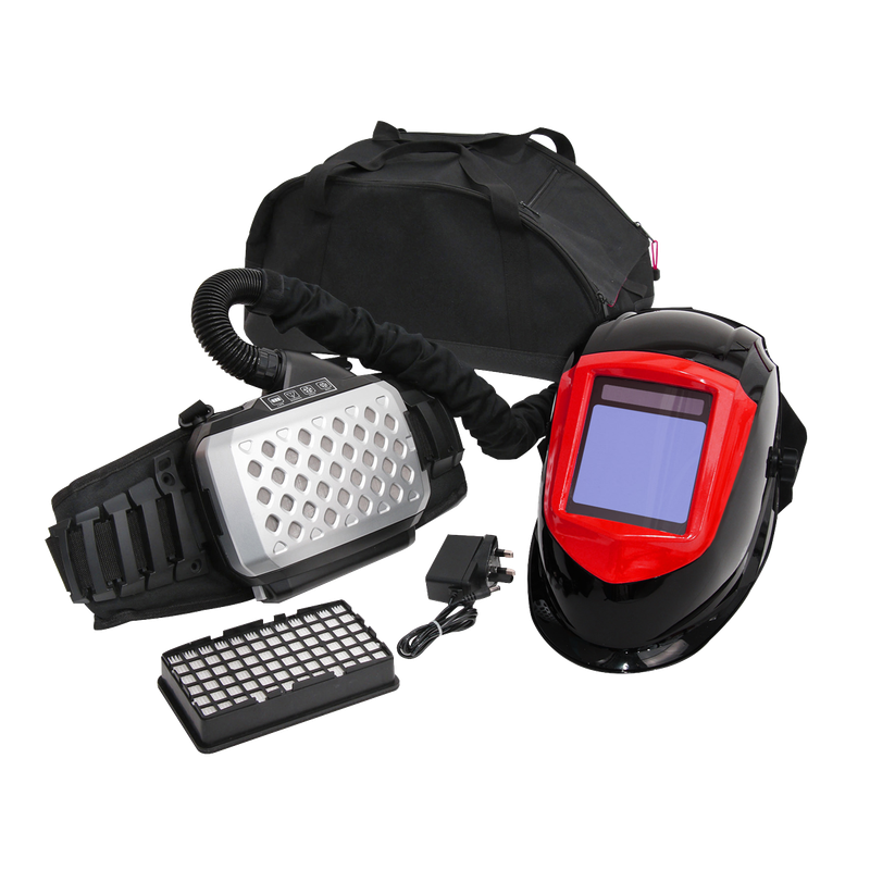 Sealey PWH615 Auto Darkening Welding Helmet with TH3 Powered Air Purifying Respirator (PAPR) Sealey PWH615 Auto Darkening Welding Helmet with TH3 Powered Air Purifying Respirator (PAPR)