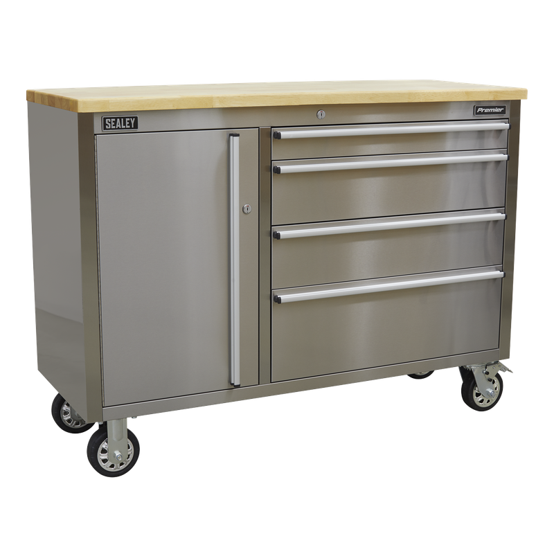 Sealey Mobile Stainless Steel Tool Cabinets ( Options sizes AP5520SS , AP7210SS , AP4804SS ) Sealey Mobile Stainless Steel Tool Cabinets ( Options sizes AP5520SS , AP7210SS , AP4804SS )