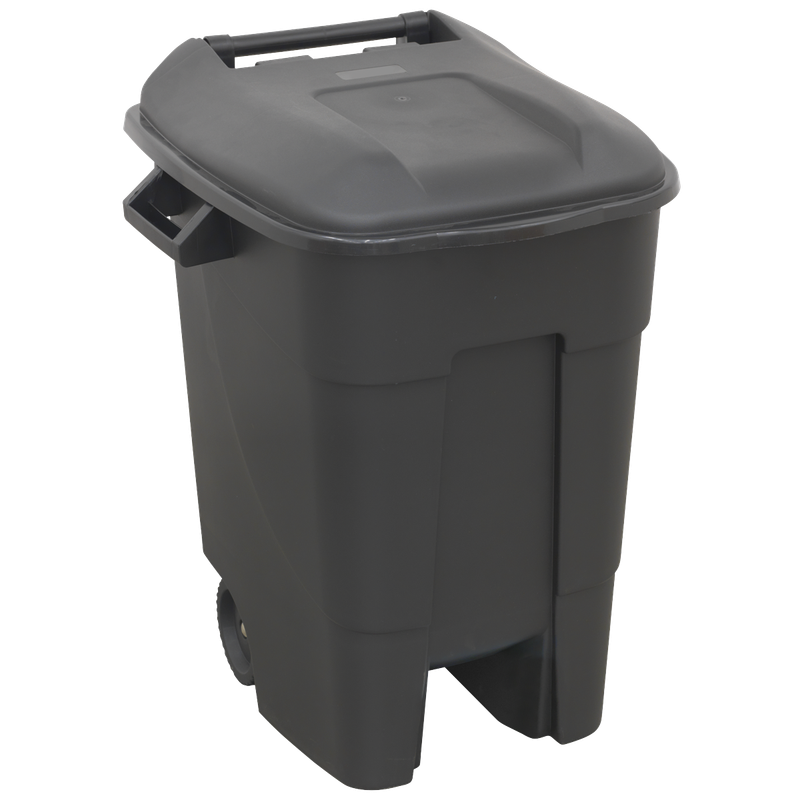 Sealey Refuse/Wheelie Bin 100L - Black , Green, Blue , Red Colour Options