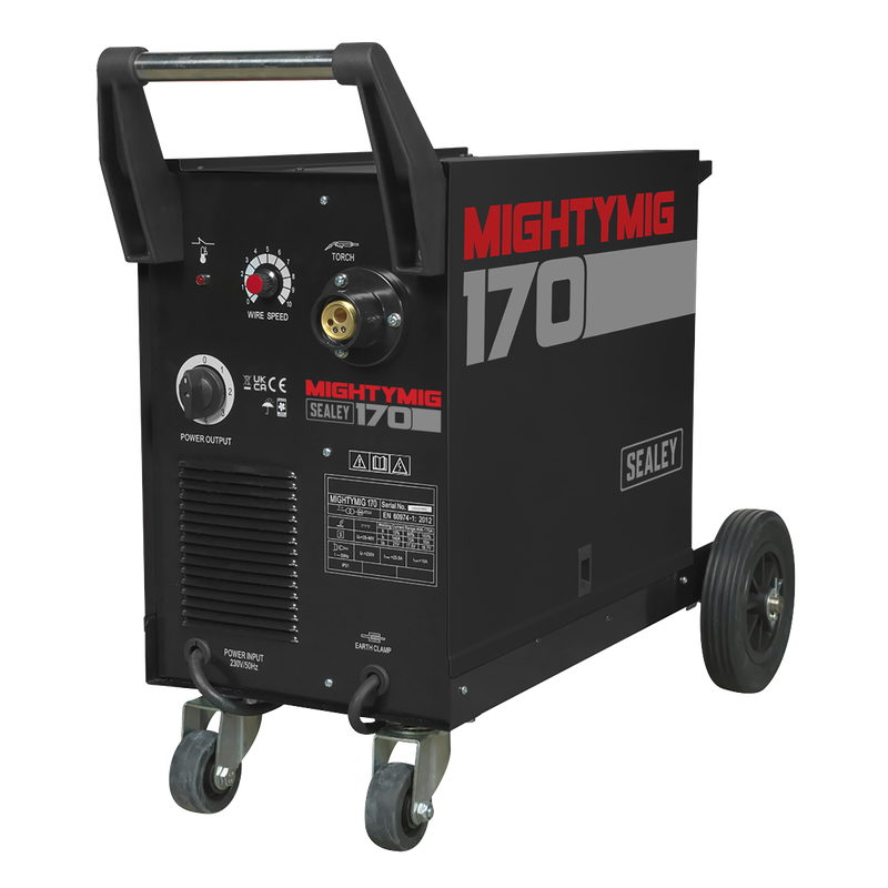 Sealey    MIGHTYMIG  170  Professional Gas/No-Gas MIG Welder with Euro Torch 170A