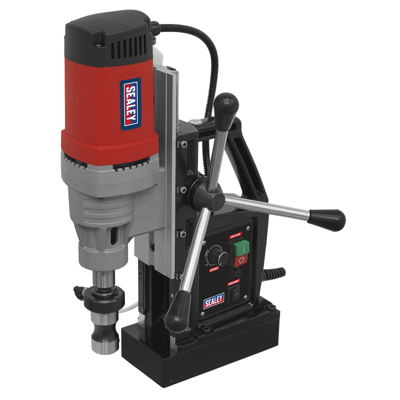 Sealey Magnetic Drilling Machine 60mm 230V ( Model No. MAG60230V) Also optionally available in 110v. Additional Optional Rotabors available to suit.
