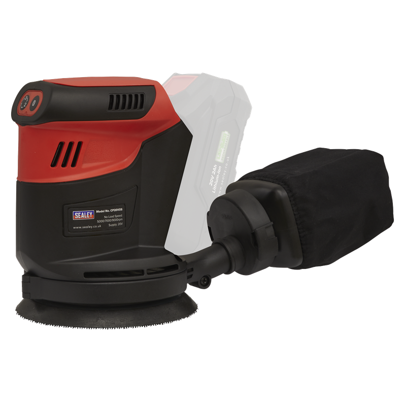 Sealey CP20VOS SV20 Series 125mm Cordless Orbital Palm Sander 20V - Body Only
