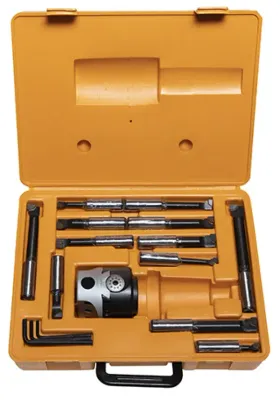 Knuth  Lathe Bore Head with Boring Bar Set 50 mm 9 pcs.