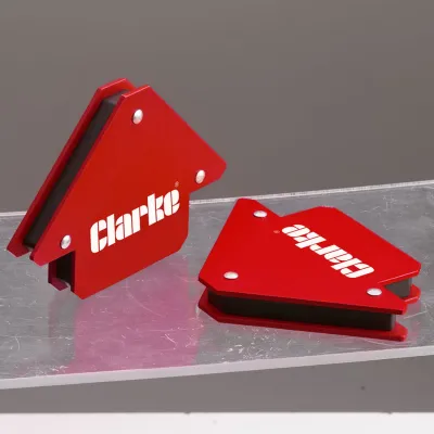 Clarke CHT230 3"/ CHT231 4"/ CHT232 5" Magnetic Welding Clamps (Set of 2)
