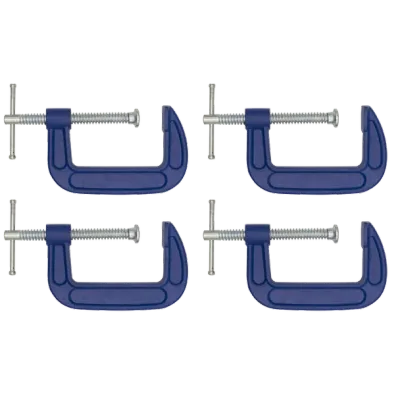 Sealey G-Clamp Set 4pc ( size options 75,100,150 & 200 mm ) Sealey G-Clamp Set 4pc ( size options 75,100,150 & 200 mm )