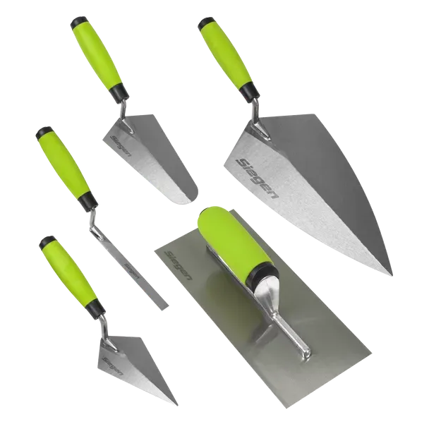 Sealey  Siegen SO1300 Trowel Set with Soft Grip Handle 5pc