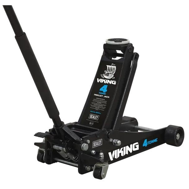 Viking 4040TB Low Profile Professional Trolley Jack with Rocket Lift 4 Tonne