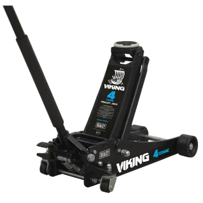 Viking 4040TB Low Profile Professional Trolley Jack with Rocket Lift 4 Tonne