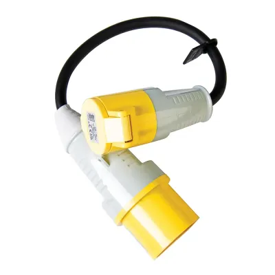 Defender 110V Fly Lead Converter 32A - 16A (SKU E85323) Defender 110V Fly Lead Converter 32A - 16A (SKU E85323)