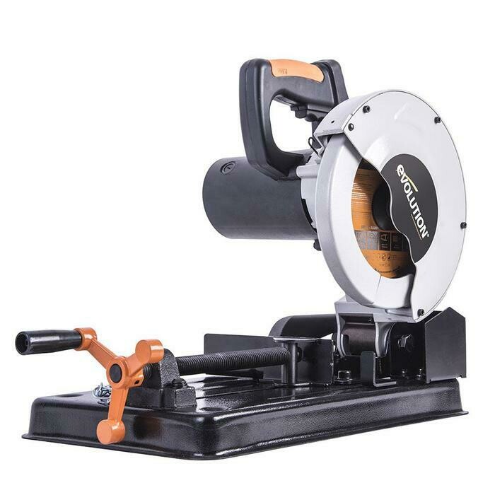 Evolution RAGE4 - 185mm Chop Saw with TCT Multi-Material Cutting Blade Evolution RAGE4 - 185mm Chop Saw with TCT Multi-Material Cutting Blade