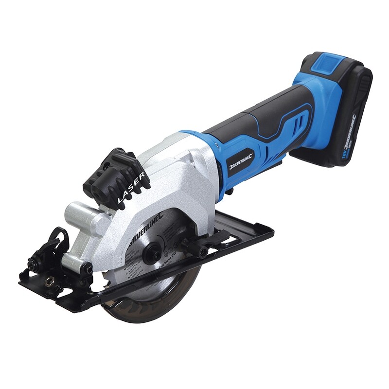 Silverline Mini Saw 18v 1 x 2ah Battery