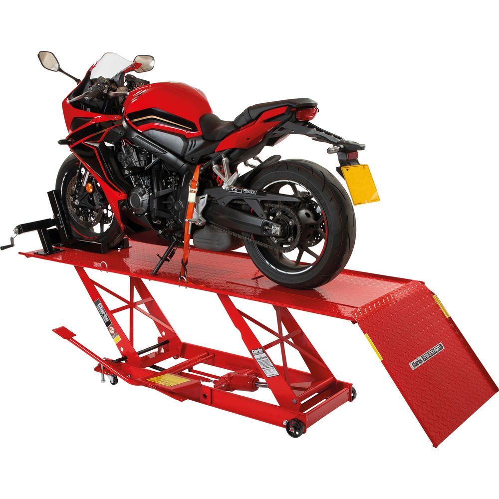 Clarke CML3  450 Kg Foot Pedal Operated Hydraulic Motorcycle Lift (Optional​ly available as Clarke CML3 450 Kg Air & Foot Pedal Operated Hydraulic Lift)