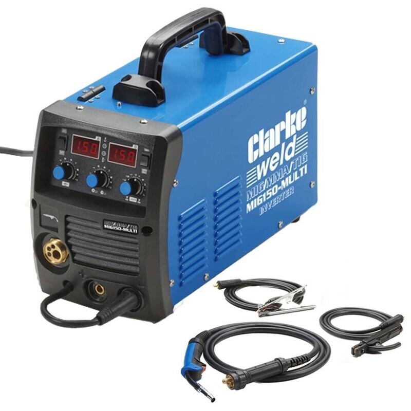 Clarke MIG150 Multi MIG/TIG/MMA Inverter Welder - 140 Amp Clarke MIG150 Multi MIG/TIG/MMA Inverter Welder - 140 Amp