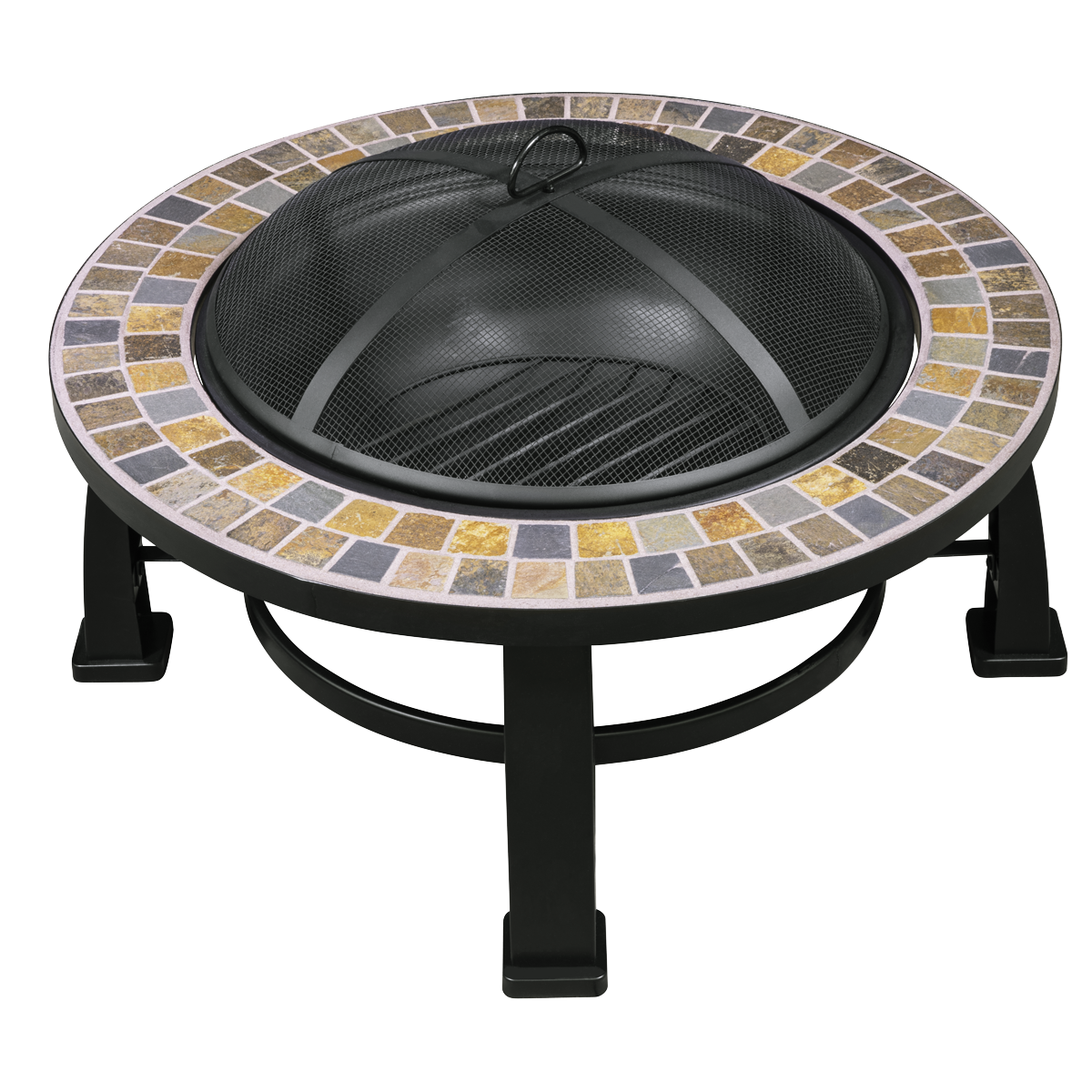 Dellonda 30 Dellonda 30" Deluxe Traditional Style Fire Pit/Fireplace/Outdoor Heater - Slate
