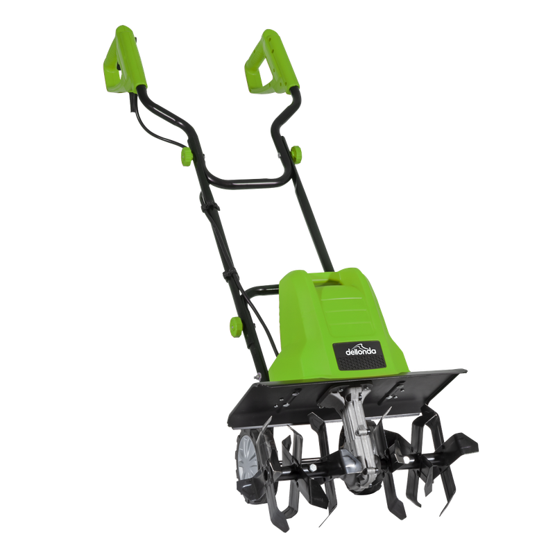 Dellonda DG217 Electric Tiller/Cultivator, 1500W Rotorvator for Digging Garden Soil, Electric Weeder 40cm Working Width, 6 Blades, 10m Power Cable, Foldable Frame - Dellonda DG217 Electric Tiller/Cultivator, 1500W Rotorvator for Digging Garden Soil, Electric Weeder 40cm Working Width, 6 Blades, 10m Power Cable, Foldable Frame -