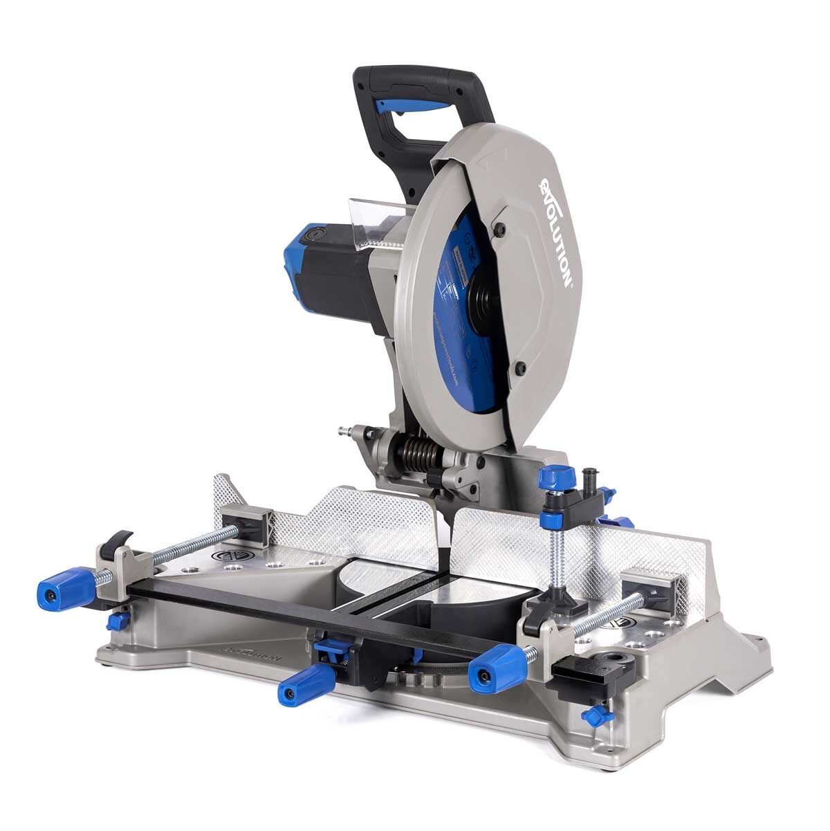 Evolution S355MCS 355mm Mitre Chop Saw Heavy Duty Metal Cutting Evolution S355MCS 355mm Mitre Chop Saw Heavy Duty Metal Cutting