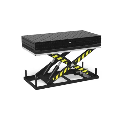 Siegmund Hydraulic Lift 2010 with System 28 Professional 750 Welding Table