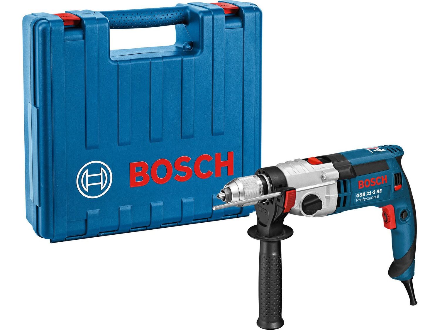 BOSCH GSB 21-2 RE 110v Percussion drill - 13mm keyless chuck BOSCH GSB 21-2 RE 110v Percussion drill - 13mm keyless chuck