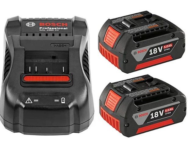 BOSCH GBA18V/GAL1880 2x5Ah 18v Charger & battery pack BOSCH GBA18V/GAL1880 2x5Ah 18v Charger & battery pack