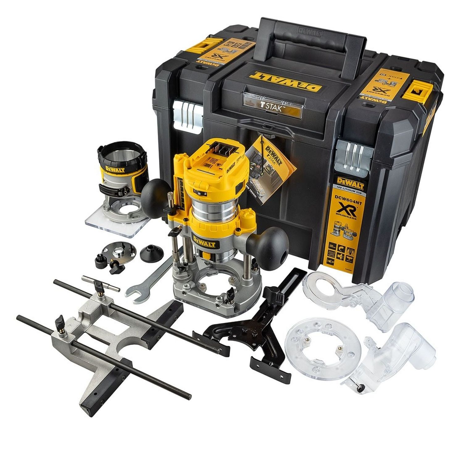DEWALT DCW604NT 18v Router / Trimmer - 1/4 DEWALT DCW604NT 18v Router / Trimmer - 1/4" collet (Body only)