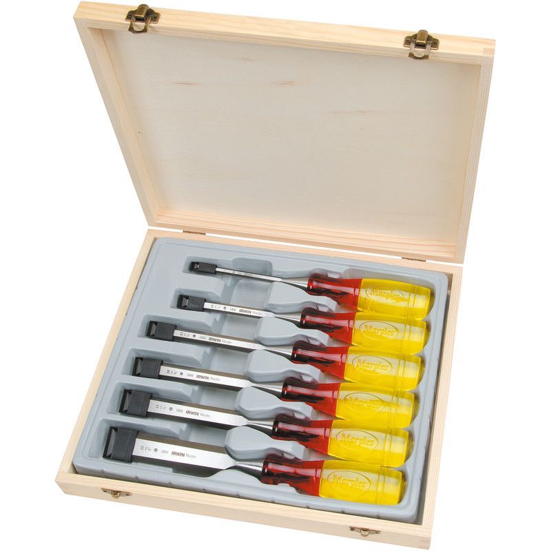 IRWIN M373 (6pc) Marples 6pc chisel set - 6mm - 32mm IRWIN M373 (6pc) Marples 6pc chisel set - 6mm - 32mm