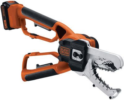 BLACK & DECKER GKC1000L 18v Powered Alligator Lopper 1 x 2.0Ah Li-ion battery and charger BLACK & DECKER GKC1000L 18v Powered Alligator Lopper 1 x 2.0Ah Li-ion battery and charger