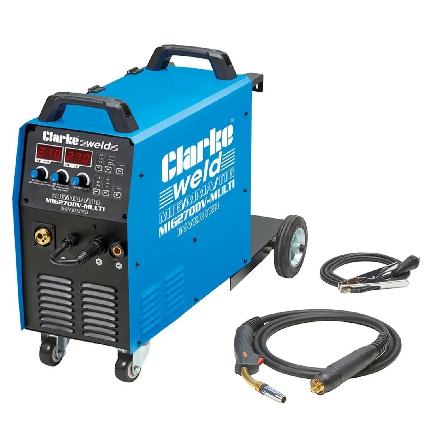 Clarke MIG270DVMULTI 220A/270A Dual Voltage Welder (230V/400V) Clarke MIG270DVMULTI 220A/270A Dual Voltage Welder (230V/400V)