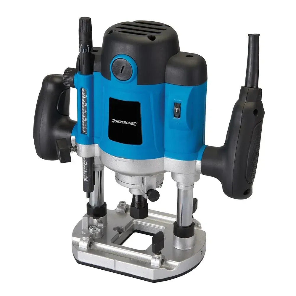 Silverline 1500W Plunge Router 1/2 Silverline 1500W Plunge Router 1/2" (264895)