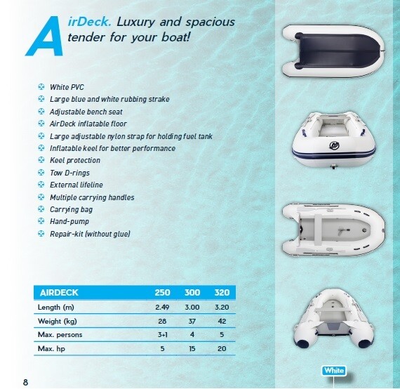 Mercury Quicksilver Inflatable Craft Package with choice of Motors 2.5m - 3.2m: SELECT MODEL FOR PRICE