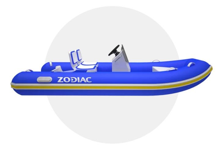 ALUMINIUM HULL Zodiac NOMAD / CADET TRUE RIB Tenders and Boats: 3.1 m - 3.9 m; SELECT MODEL FOR PRICE
