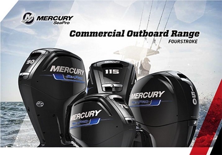 SeaPro Mercury Heavy Duty Use 4 Stroke Engines