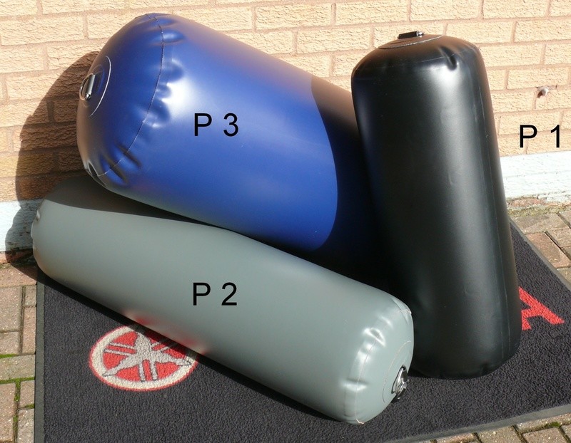 POLYURETHANE (PU) ~ Inflatable Fenders ~ Wide choice of Colours and sizes