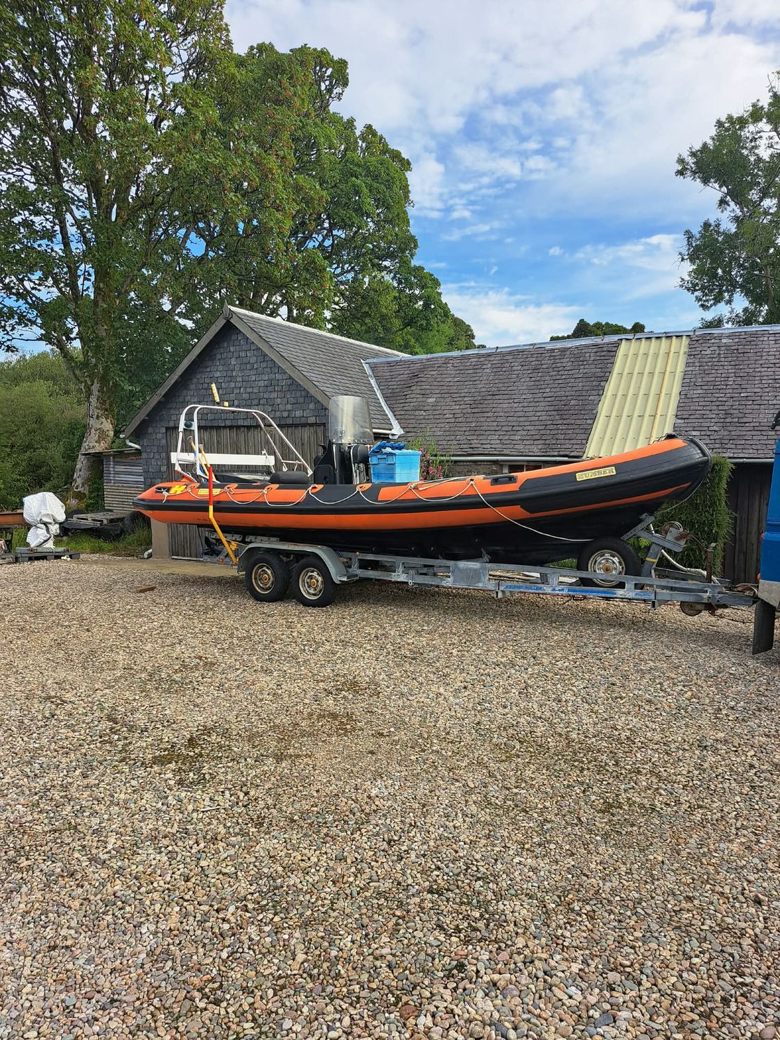 USED Humber Ocean pro 7 m / 120 Mercruiser Diesel inboard / Trailer ~  £22,000
