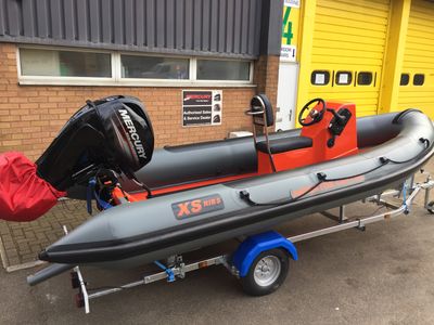 NEW ~ XS 450 ~ F 25 ELPT EFI Mercury ~ Trailer ~ Package £15,995