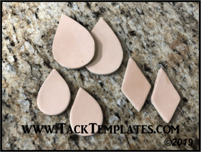 Leather Earring Blanks (20pk)