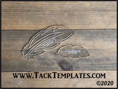 Feather Applique Template