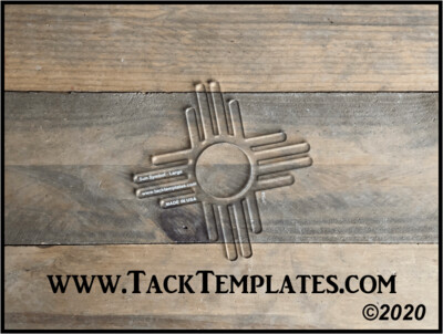 Sun Symbol Applique Template