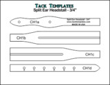 Split Ear Headstall - 3/4&quot; **PDF**