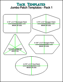 Jumbo Patch Template - Pack 1 **PDF**