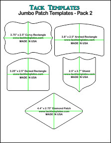 Jumbo Patch Template - Pack 2 **PDF**