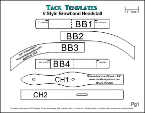V-Style Browband Headstall **PDF**
