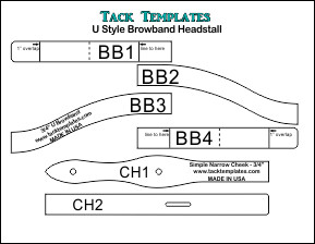 U-Style Browband Headstall **PDF**