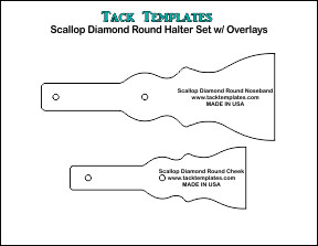 Scallop Diamond Round Halter Set w/ Overlays **PDF**