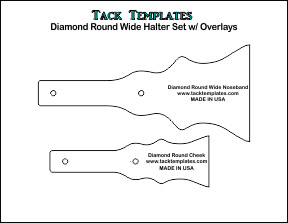 Diamond Round Wide Halter Set w/ Overlays **PDF**