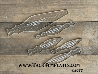 Scallop Diamond Round Tack Set (Single End)